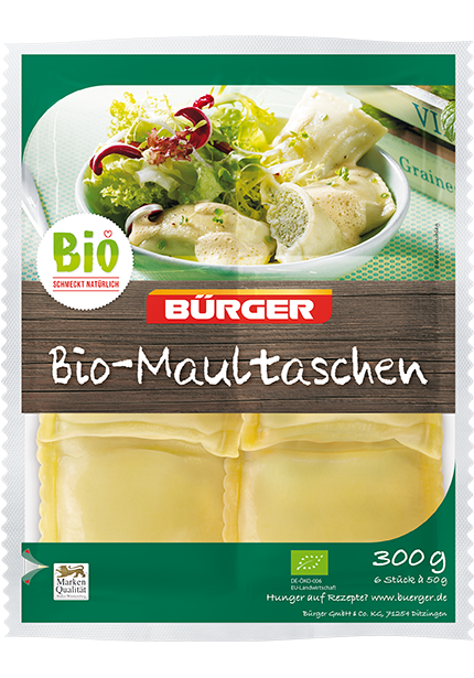 Bio-Maultaschen, 300g | BÜRGER GmbH &amp; Co. KG