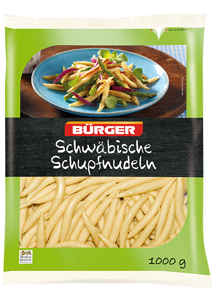 Schwäbische Schupfnudeln, 1000g | BÜRGER GmbH &amp; Co. KG